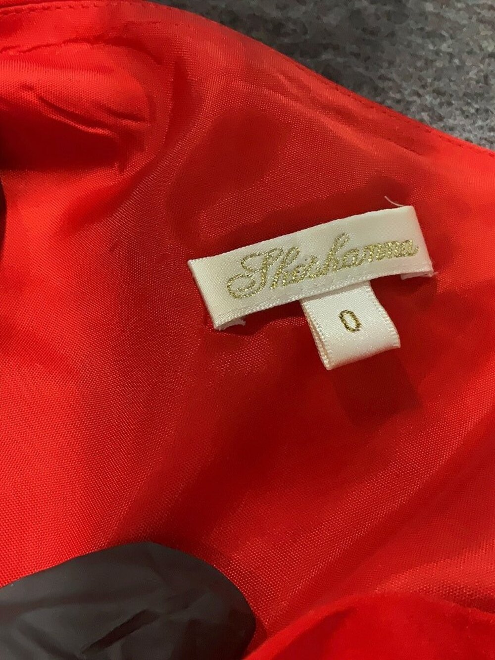 Anthropologie Gwyneth Silk Dress 0 Red Y2K One Shoulder Cocktail Party Shoshanna - Picture 6 of 9